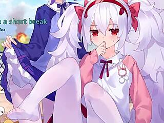 In Azur Lane, feet hentai with jerk off instructions