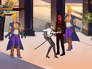 cute girl having sex with men in sodom-r new hentai gameplay.