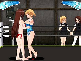 Princess Nina Battles Karin in Fierce Anime Catfight Ring!