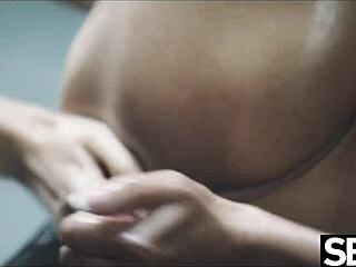 Sexy Lesbian Blonde Oiled Up! Intense Squirting Orgasms!