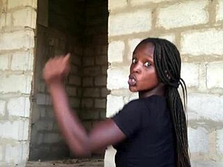 She does a crazy strip tease until my trousers come down showing my g-string.