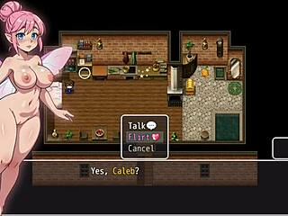 Lost Lagoon Harem: Cute Girl With Huge Tits Exposes Wet Pussy In Bathtub?