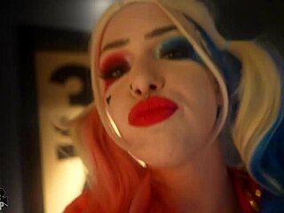 हार्ले क्विन की पिंक चूत को जॉकर के गिबी से व्रेक किया!