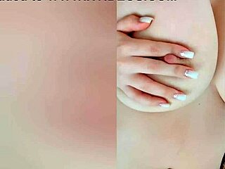 Busty Beauty Excites Big Nipples While Parents Sleep Behind Wall.