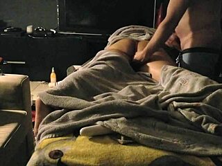 Massage Wife Gets Oiled Up for HOT ACTION!