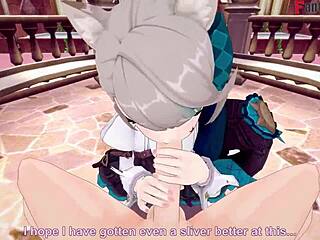 hey, lynette from genshin impact is giving an amazing blowjob and sex in this premium pov 😘.