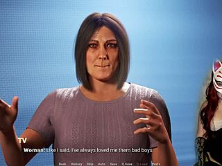 in a scent 24, milf gives blowjob with big tits in corset