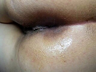 Anal sex with stepmother, cum on big ass