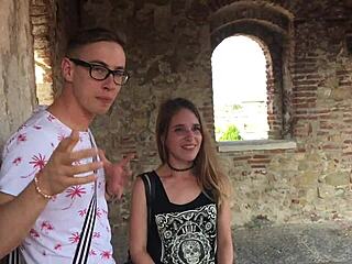 elizabeth kiedis gives blowjob to max felicitas