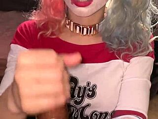 हार्ले क्विन बड़ा काला कॉक राइड करती है इंटररेसियल