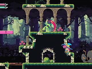 Flip Witch Pixel Hentai Game Episode 2 Features Huge Sextoy Used On Big Monster Girl In Detailed Scenes