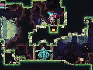 Flip Witch Pixel Hentai Game Episode 2 Features Huge Sextoy Used On Big Monster Girl In Detailed Scenes