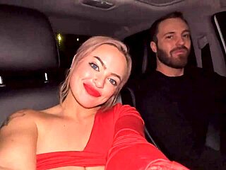 न्यू ईयर पर एलेक्सिस की बड़ी नेचुरल चूचियां पिकअप कर चुदाई!