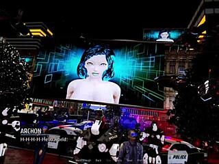 Exploring the harem hotel in episode 303.