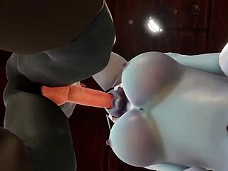 elf fucks night elf blindfolded in the kitchen warcraft parody