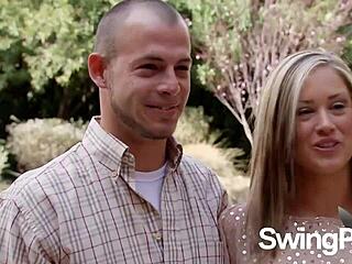 Naughty swinger orgy games