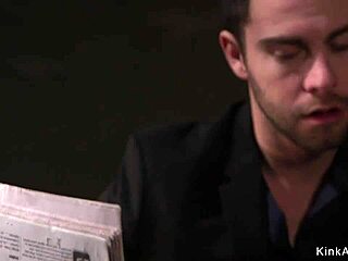 Huge Tits Paparazzi Reporter Fucked in BDSM Bondage!