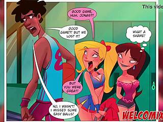 सुनहरी बालों की हॉट युवती का सामना विशाल लंड से वाइल्ड बास्केटबॉल गेम हेंटाई एक्शन में। पूरी पर्वर्शन!