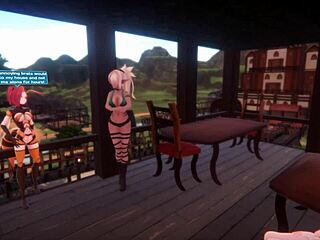 monster girl island hentai game ep 9 sex doll dance 😏