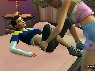 lesbian duo in hot amateur romance