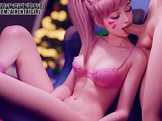 overwatch dva cosplay blowjob uncensored hentai ai generated 🔥