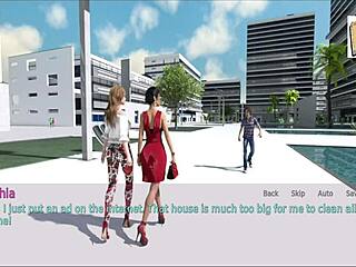 a wife and stepmother in cartoon adventure