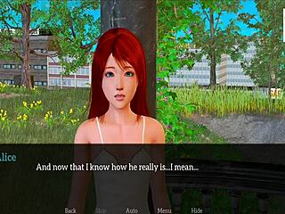 In my new family, the teen with small tits explores anime adventures.