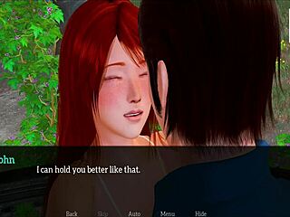 In my new family, the teen with small tits explores anime adventures.