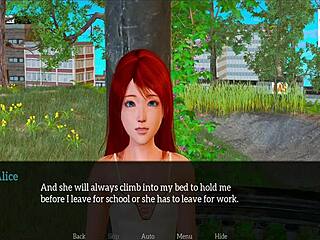 In my new family, the teen with small tits explores anime adventures.