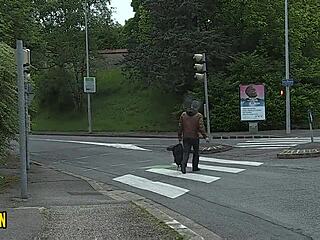 Skinny Blonde Craves Anal and Sucks Big Cocks