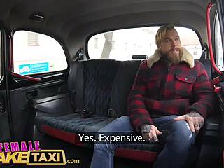 i'm the female fake taxi driver, makin' this sexy englishman pay with cum for his czech ride, oh gosh!