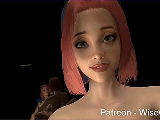 Sakura and Hinata's Futa Sandwich POV - Intense!