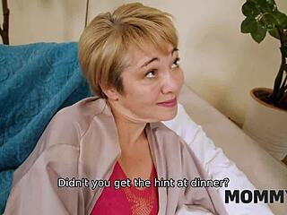 Russian Mother In Law Seduces With Shaved Pussy