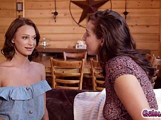 Emma Hix and Bella Rolland Lick and Pleasure Each Other Hard