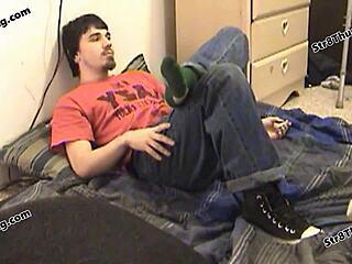 Why Does This Lucky Old Homosexual Submit To Me? He's A Nasty Horny Bitch With Feet And Ass