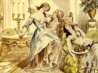 vintage erotic cartoon illustration with classic sensual charm.