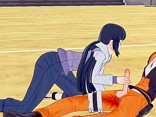 hinata hentai blowjob in koikatsu naruto porn