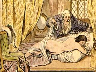 vintage erotic cartoon illustration with classic sensual charm.