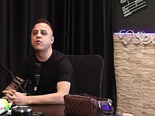 safada gives a hot blowjob after condom talk on sheer red