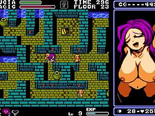 tower of succubus part 1 remake with big tits cum orgasms in anime hentai game