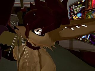 plushy and his femboy friend have rough anal quickies.