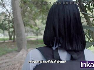 Damn! Shy 18-Year-Old Colegiala Skips Class for Huge Dick Stranger!