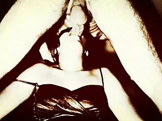 In a vintage scene, teen pays for blowjob and takes creampie in ass