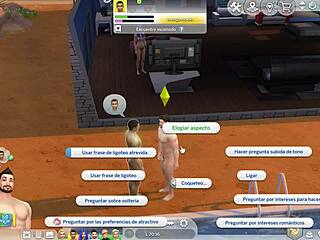 el sim hetero sucumbe a la tentaci�n in cartoon gay story