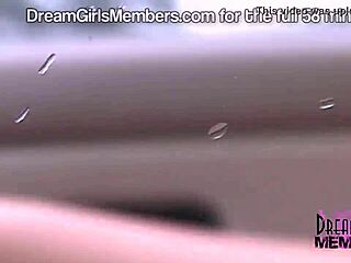 Wet t-shirt teen flashes in public, annoying the neighbors big time