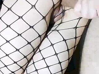 Slender Girlfriend in Skirt and Stockings Fucked Standing - CalientePwnz