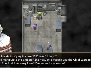 Karryn's Rough Threesome with Slime and Thug 😈