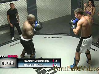 हॉट ब्रुनेट आइसिस लव ने बैटल बैंग विनर के साथ जोरदार चुदाई की