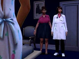 Hey, check out this wild 3D cartoon parody at Sims 4 Lake House XXX with a hot shemale threesome!