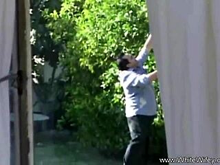 hey, why does black cock pound blonde housewife on couch?